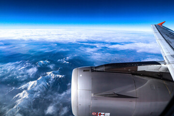 airplane in the sky