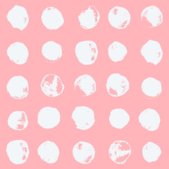Abstract pattern with grunge circles