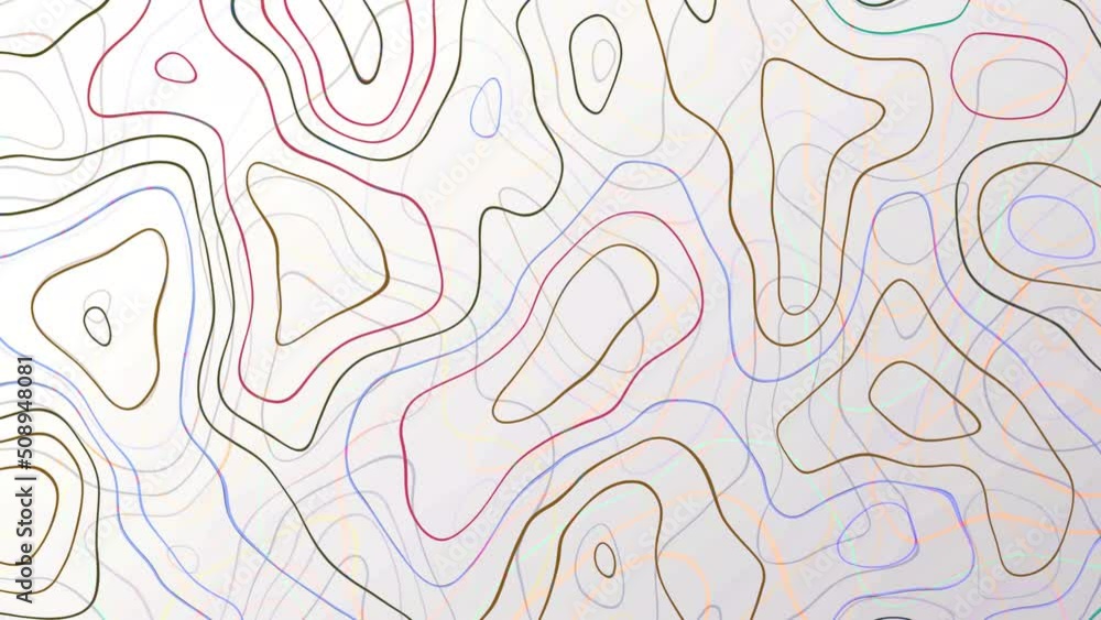 Poster line wave background animation. abstract colorful line wave background.
