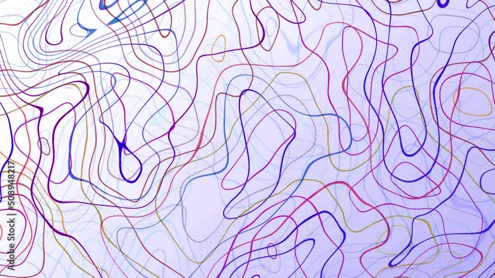 Poster line wave background animation. abstract colorful line wave background.