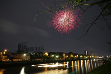 熱田神宮の花火