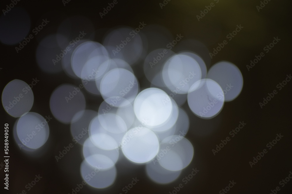 Poster abstract background with bokeh