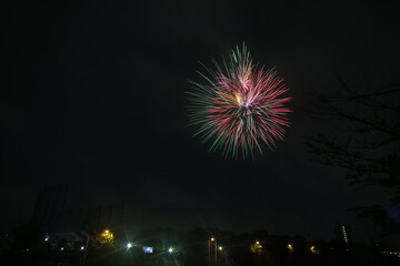熱田神宮の花火
