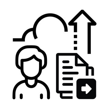 Cloud storage, cloud computing, cloud icon
