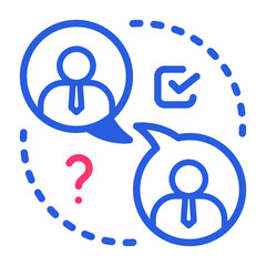 Meeting, chat, conversation icon