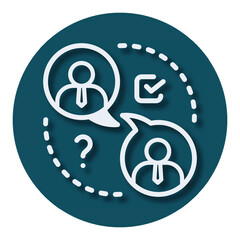 Meeting, chat, conversation icon