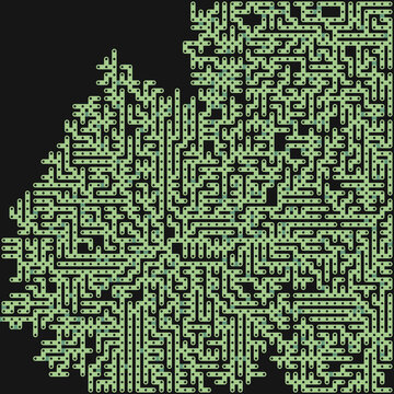 Albert-Laszlo Barabasi algorithm network visualization implementation illustration