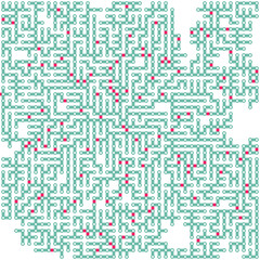 Albert-Laszlo Barabasi algorithm network visualization implementation illustration