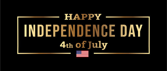 Fototapeta premium HAPPY 4TH OF JULY