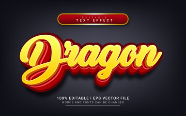 dragon text effect