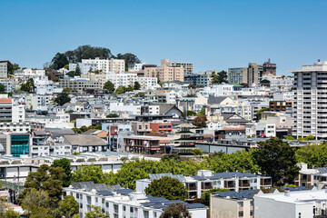 Japantown view from above, San Francisco, California 
