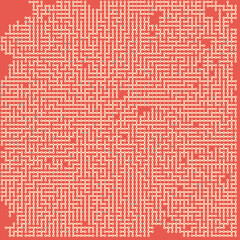 Fototapeta premium Albert-Laszlo Barabasi algorithm network visualization implementation illustration