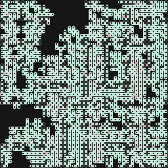 Albert-Laszlo Barabasi algorithm network visualization implementation illustration