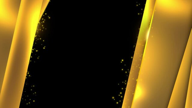 Golden Luxury Backgrounds with Alpha Transparency and Sparkling Gold Particles for Discount Sales or Elegant Product Promotion