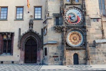Obraz premium Prague city astronomical clock.