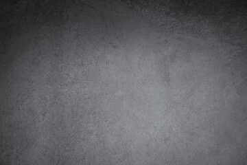 Abstract texture of dark gray vintage cement or concrete wall background. School education, dark wall backdrop, template for learning board concept.