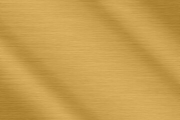 Fototapeta premium Shiny gold polished metal background texture of brushed stainless steel plate with the reflection of light.