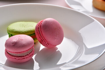 macaroons on a plate