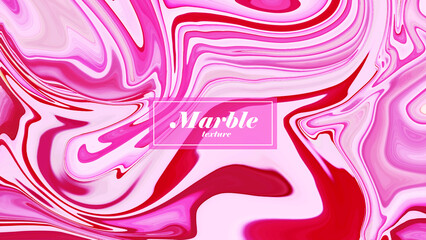 Liquid marble stone effect hand paint pink red acrylic pouring marble paper abstract texture