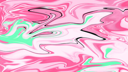 Liquid marble stone effect hand paint pink red acrylic pouring marble paper abstract texture 