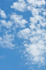 blue sky with clouds