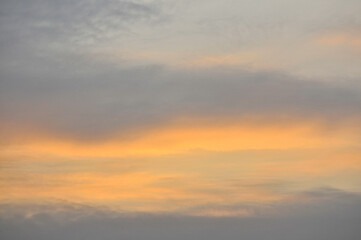 Fototapeta premium sunset over the clouds