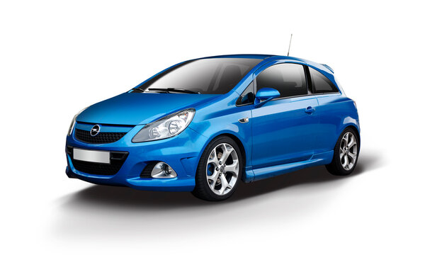 Opel corsa opc sport car isolated on white background, 22 November 2016, Thessaloniki, Greece