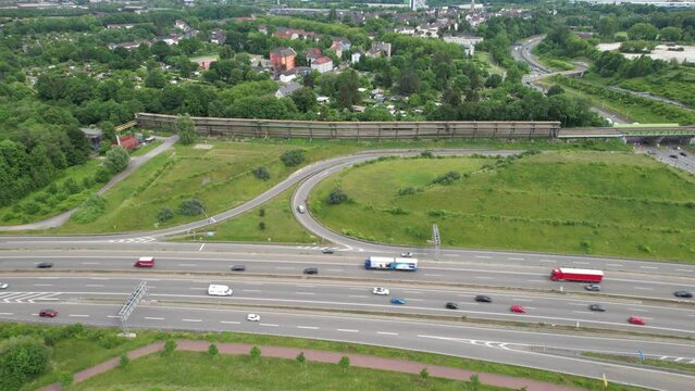  Dreieck Bochum-West - A 40 / A 448 im Ruhrgebiet