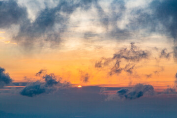 Sunset and dawn sky background