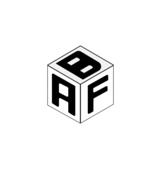 cube letter logo design, Font letter logo design.