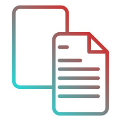 Fototapeta premium document icon