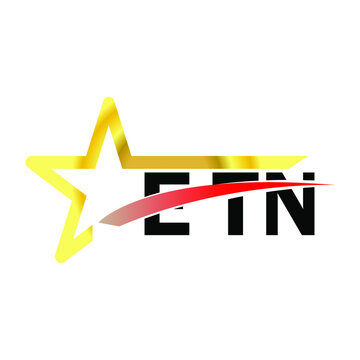 ETN letter logo design. ETN creative  letter logo. simple and modern letter logo. ETN alphabet letter logo for business. Creative corporate identity and lettering. vector modern logo  