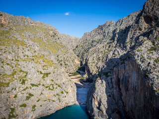 Torrent de Pareis, Sa Calobra, Majorca, Balearic Islands, Spain