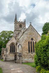 Fototapeta na wymiar St Andrews Church in Castle Combe Wiltshire England
