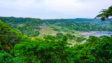 唐津市、大浦の棚田