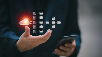 Document Management System (DMS) Online Document Database And automated processes to store files, knowledge and documents in the organization efficiently with ERP enterprise business technology,