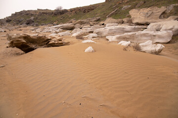Beautiful rocky seashore.
