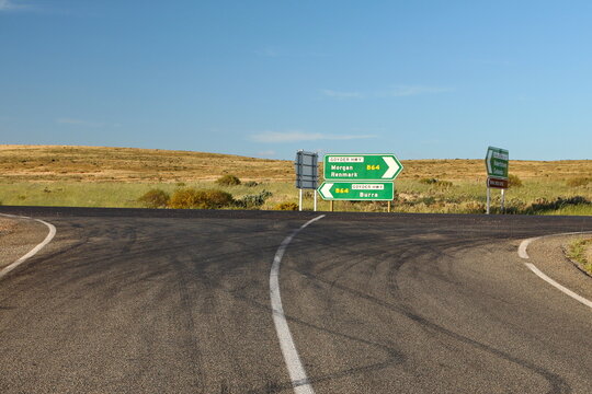 Country road across Southern Australia