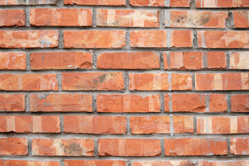 Background image. New brick wall masonry texture