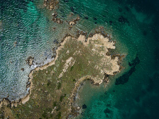 La Maddalena Archipel shot from the drone - 509001261