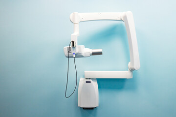 Intraoral x-ray machine to examine patients in dental clinic