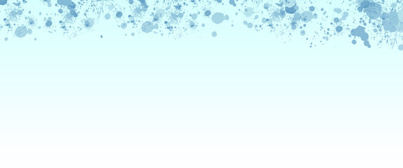 A beautiful illustration with splatter background.