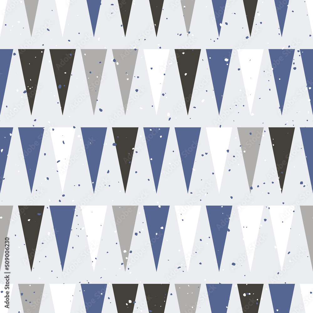 Aufkleber stylish triangles for the interior. decorating with identical triangles of different colors. pillows