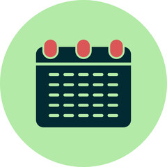 Monthly Calendar Icon