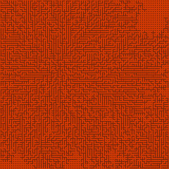 Fototapeta premium Albert-Laszlo Barabasi algorithm network visualization implementation illustration