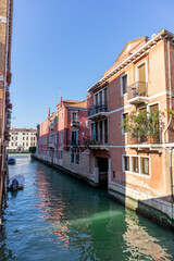 Images of the canals and buildings of Venice Italy. Classic buildings and tourist places.