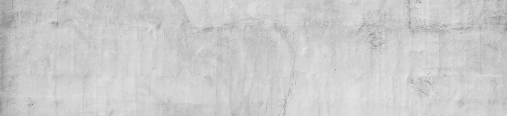 Zelfklevend Fotobehang betonnen muur met textuur van scheuren, krassen en chips, grootformaat met kopieerruimte © Сергей Шиманович