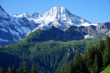 Jungfrau région in Switzerland 