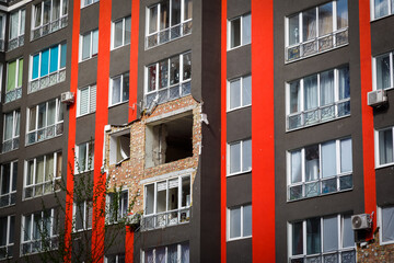 Fototapeta premium Destruction of Irpin