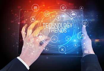 Close-up of a tablet with inscription